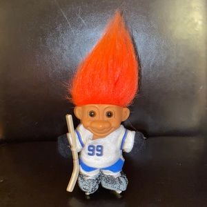 4” RUSS TROLL DOLLS #99 WAYNE GRETZKY ORANGE HAIR